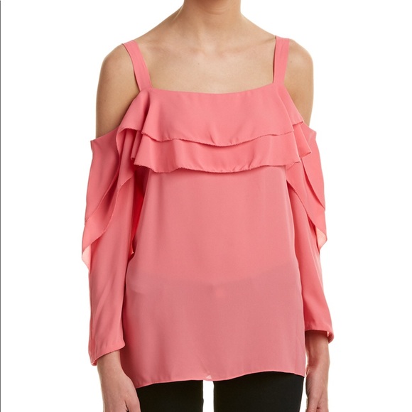 NYDJ Tops - NYDJ cold-shoulder blouse. XS new.